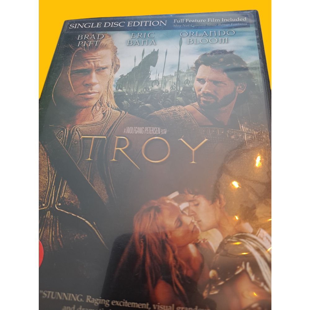 Troy DVD Single Disc Edition Epic Historical Action Movie‎ Film Ancient Greece